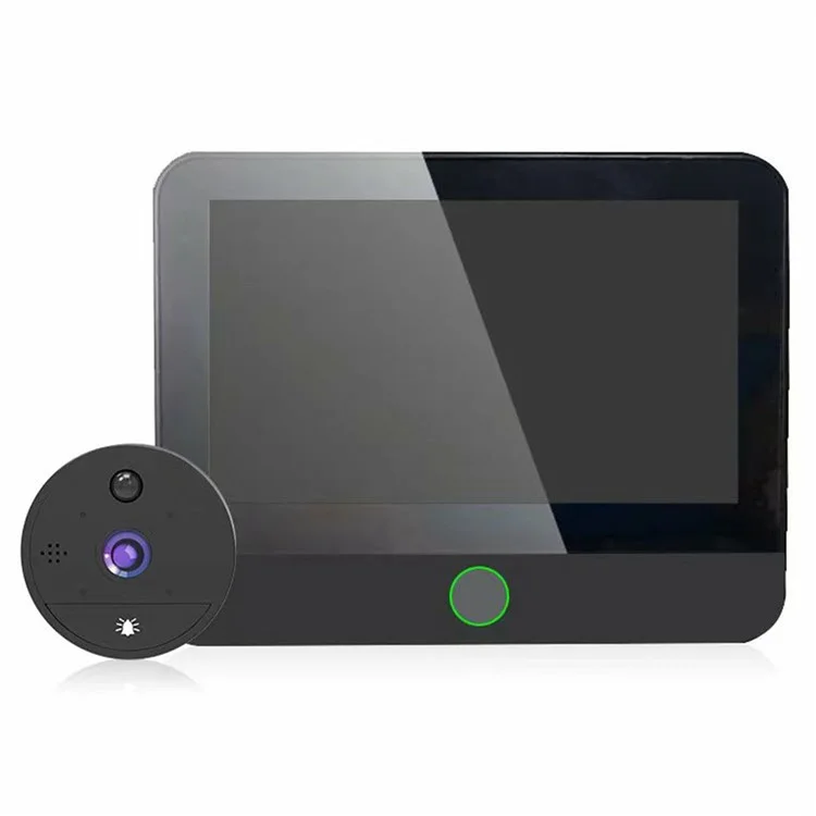 S52 4.3-inch WiFi Peephole Door Viewer Night Vision Motion Detection 1080P Door Camera