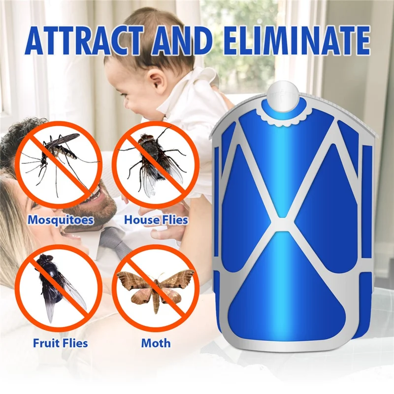 8pcs de Recarga de Trampa de Insectos Voladores Para Zevo M364 Luz de Enchufe de la Mosca de Fruta Interior de la Mosca Del Cartucho Set