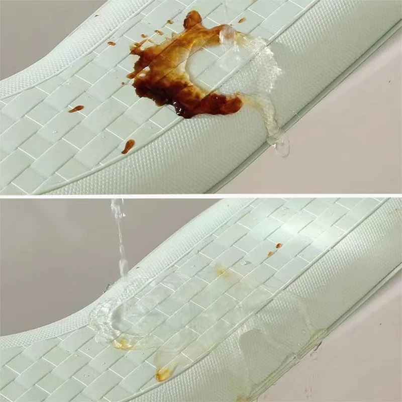 Household Thickened Toilet Mat Waterproof EVA Washable Toilet Seat Cover with Handle - Light Grey