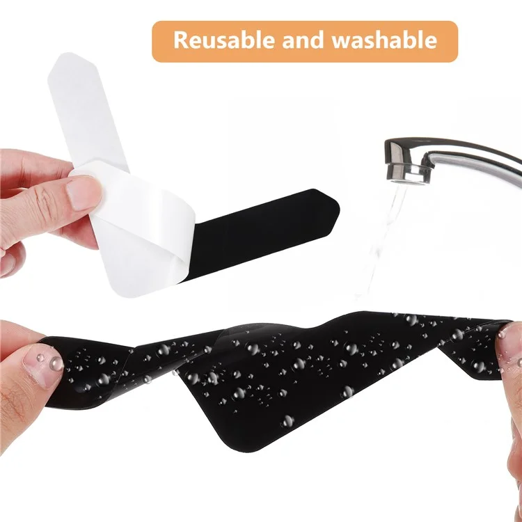12PCS Non-Slip Rug Grippers Kitchen Mat Tapes Adhesive Grippers PU Pads Keeping Corners In Place