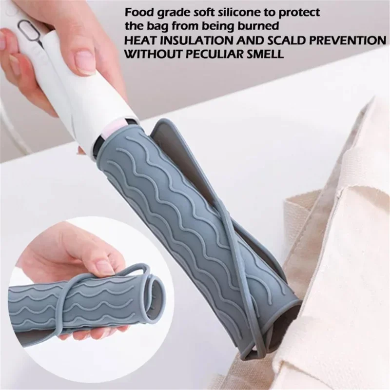 Alfombrilla antideslizante con diseño de ondas, resistente al calor, de silicona para plancha y rizador de pelo - Negro