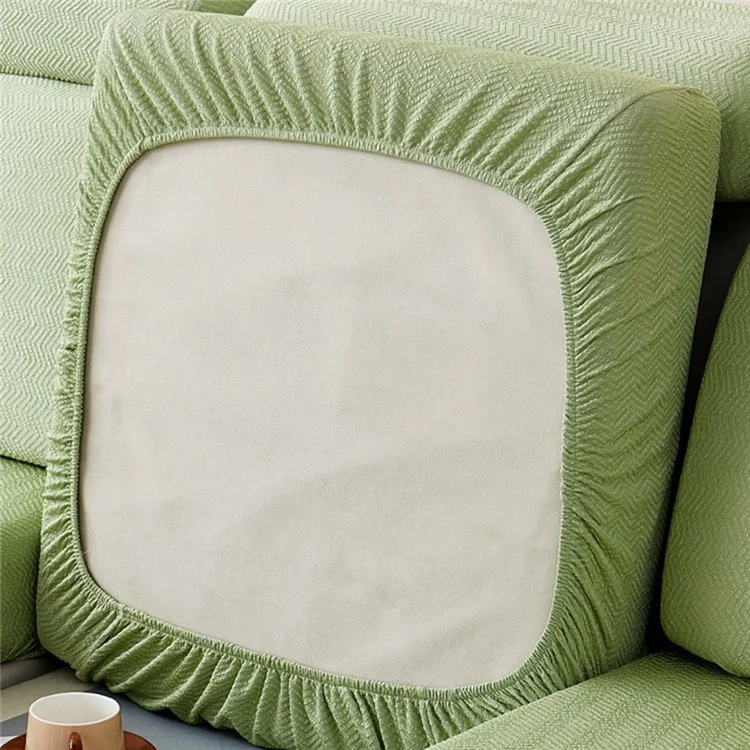 Summer Ice Silk Sofa Cover Stretchable Couch Slipcover Seat Cushion Home Furniture Protector, Size: XL - Green