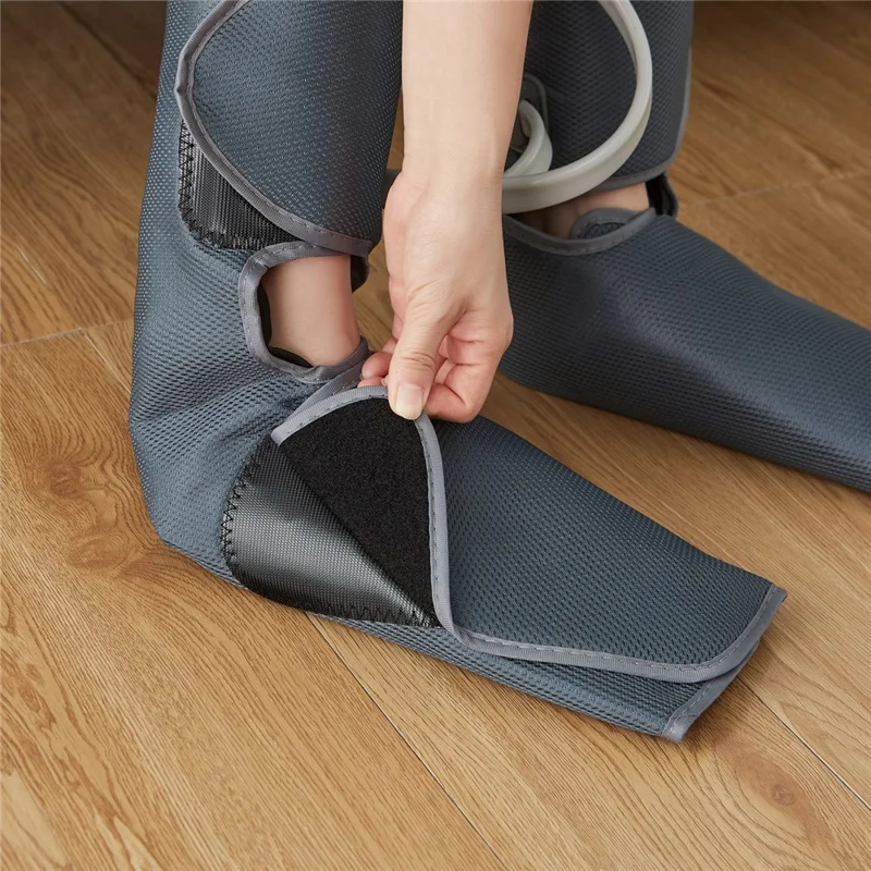 JB-706-03 3-section Air Compression Leg Massager Heat Therapy Muscle Relaxation Device for Thigh / Calf / Foot, EU Plug