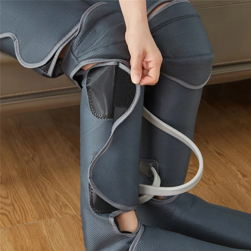 JB-706-03 3-section Air Compression Leg Massager Heat Therapy Muscle Relaxation Device for Thigh / Calf / Foot, EU Plug