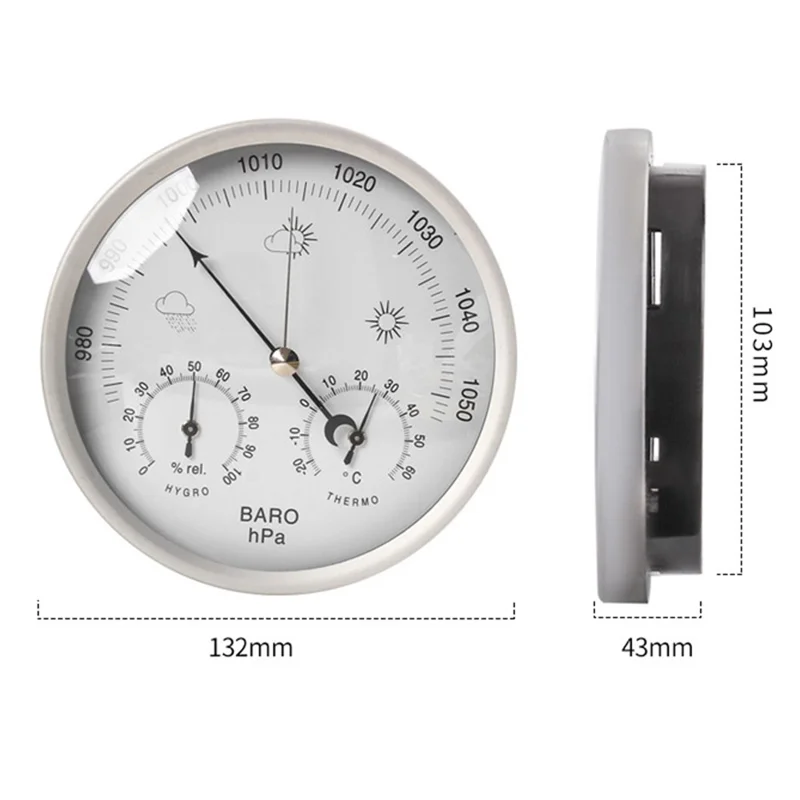 3 en 1 Thermomètre Intérieur
