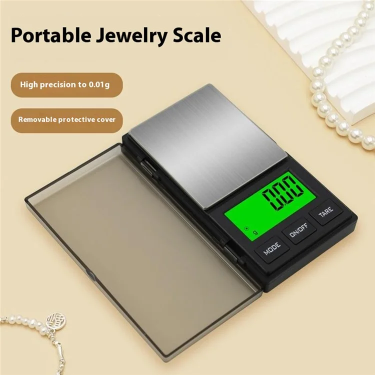 1000g  /  0.01g 5 Unités Portable Échelle de Bijoux en Acier Inoxydable Petite Échelle Électronique Numérique de Poche