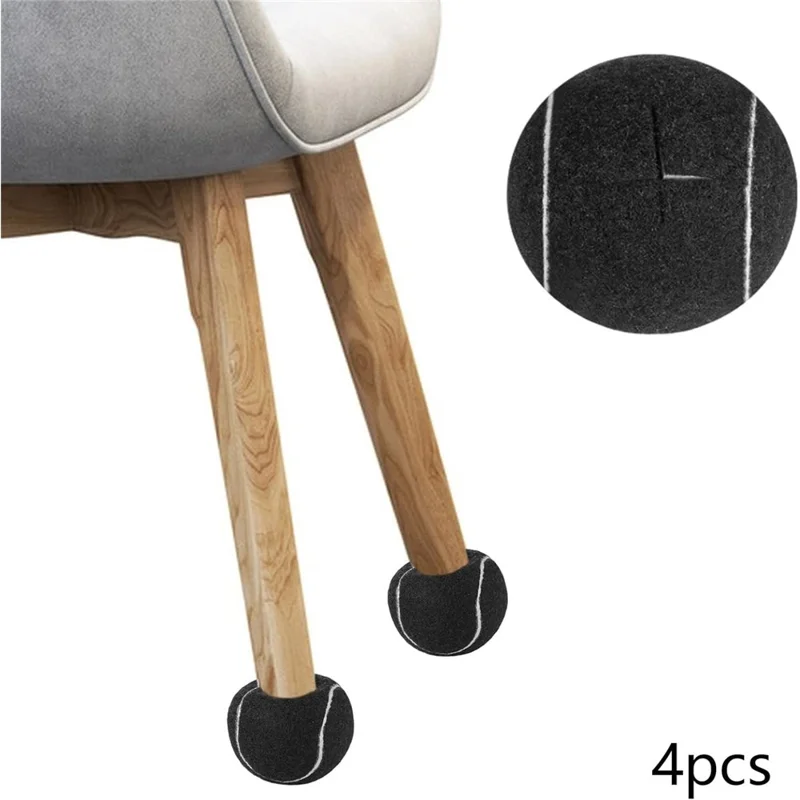 4pcs Tennis Style Table Copertura Del Piede Apertura a Croce Anti-slip Silenziosi Abbigliamento Resistente al Piede. - Nero