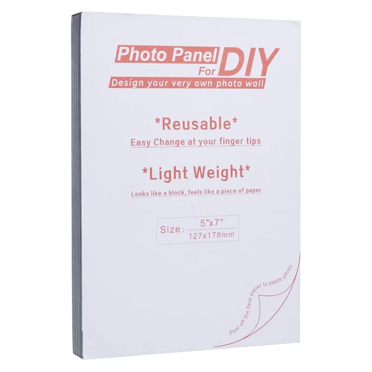 Bulk Purchasing 7-inch Photo Replaceable Picture Display Frame Self-Adhesive Wooden Photo Frame