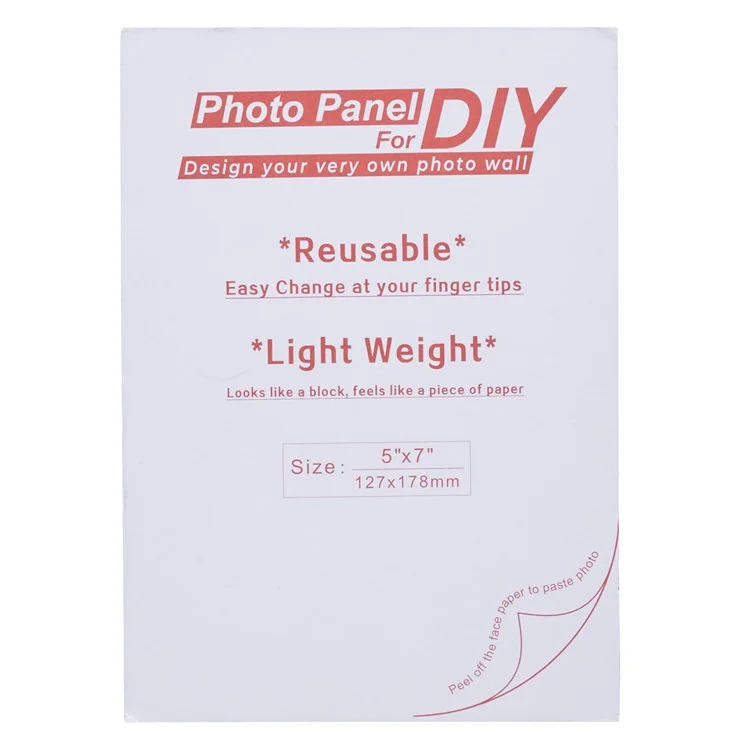 Bulk Purchasing 7-inch Photo Replaceable Picture Display Frame Self-Adhesive Wooden Photo Frame