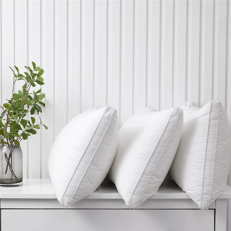 48x74cm Throw Pillow Insert Pure Cotton Cover High Pillow Polyester Stuffer Cushion 1000g
