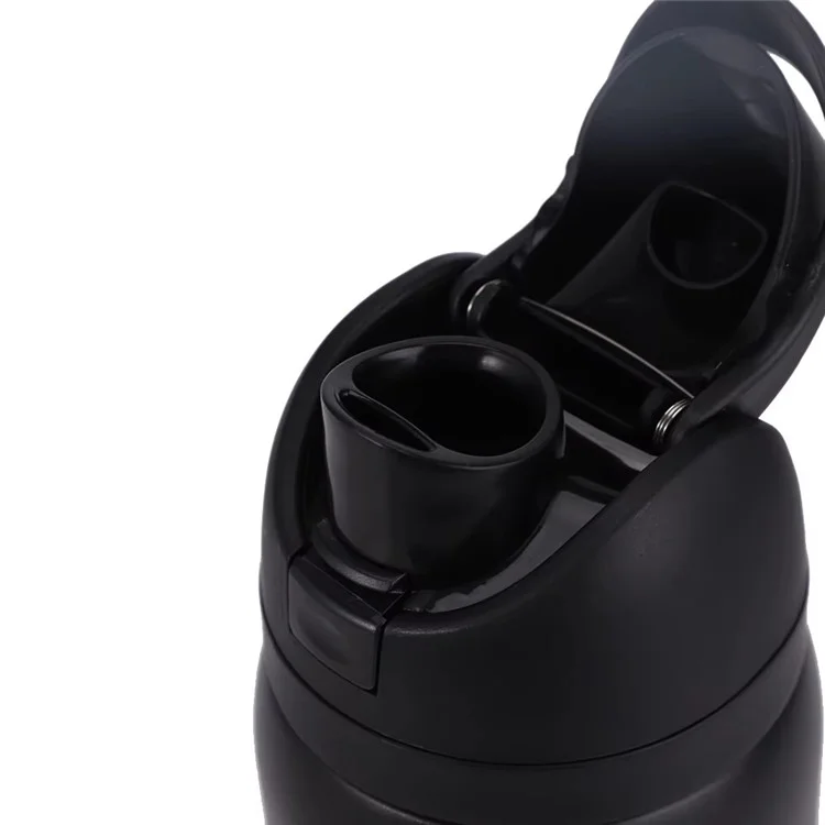 Garrafa de Água de Aço Inoxidável 304 de 32oz Portátil com Isolamento Térmico (Sem BPA, Sem Certificação FDA) - Preta