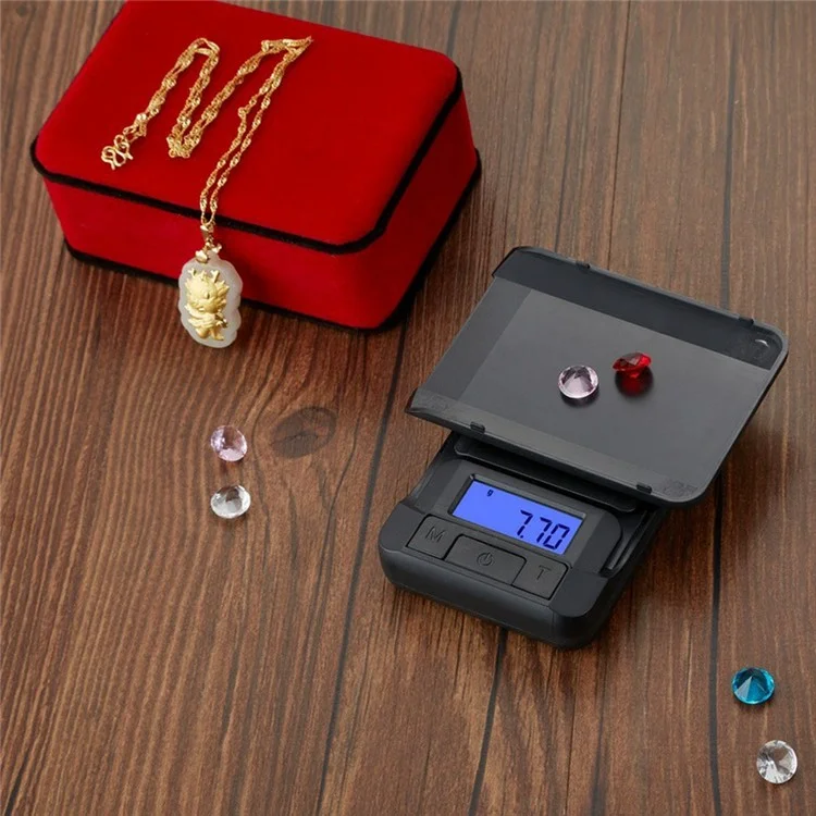 Mini Échelle 500g / 0.01g Petite Échelle Portable Numérique pour Bijoux Thé