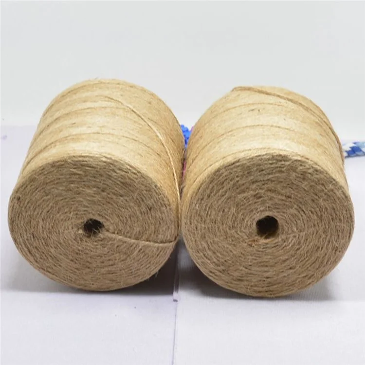 2mm Thickness Natural Jute Wire for Handmade Crafts DIY Projects Hemp Rope, Length: 100m