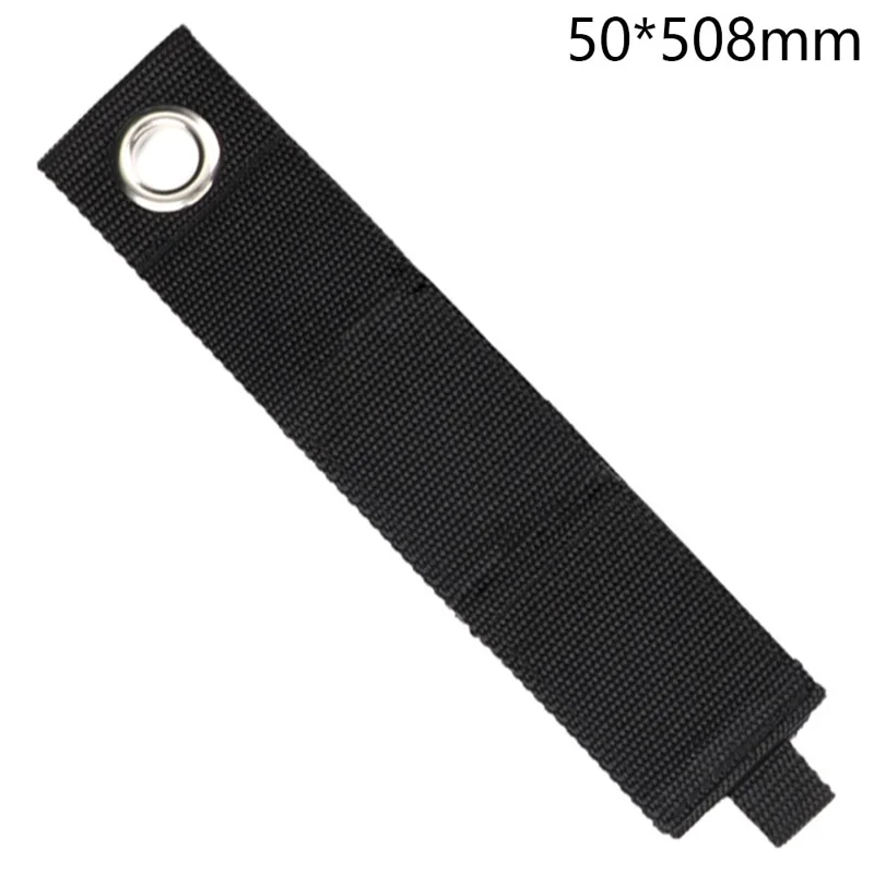 XXL: 50x508mm Home Tool Room Cord Storage Nylon Strap Heavy Objects Hanging Eyelet Tying Strap