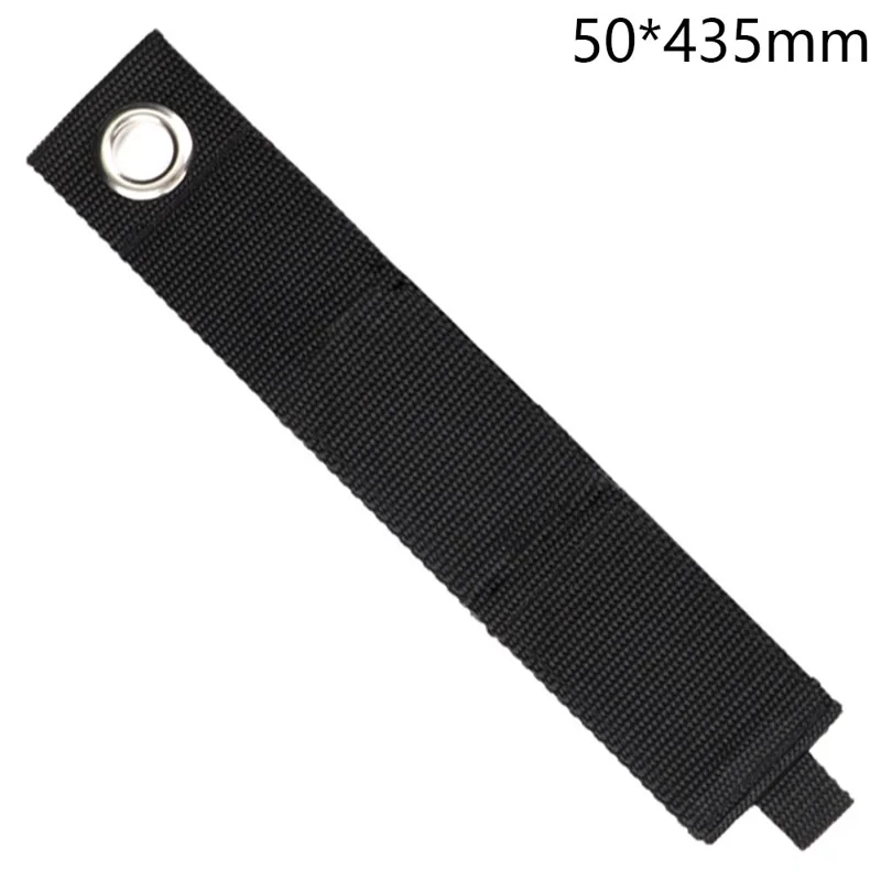 XL: 50x435mm Home Tool Room Cord Storage Nylon Strap Heavy Objects Hanging Eyelet Tying Strap