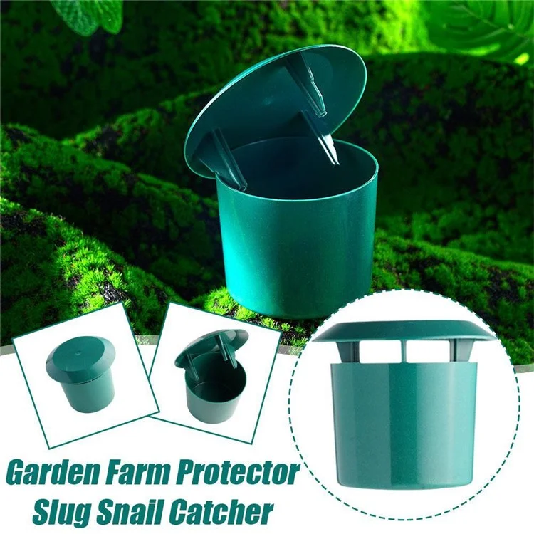 Plastic Snail Trap Vegetable Garden Snail Cage Catcher Molluscs Trapper