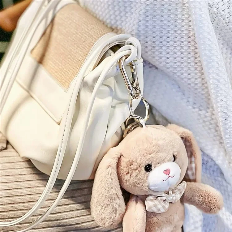 8043 Alloy Car Key Chain Creative Waist Hanging Buckle Safety Anti-Lost Key Chain - Silver
