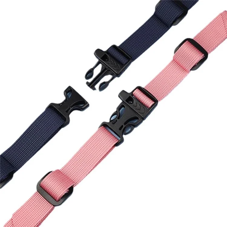 Backpack Shoulder Strap Fixing Insert Buckle Anti-Slip Nylon Strap School Bag Chest Strap DIY Backpack Accessory - Black