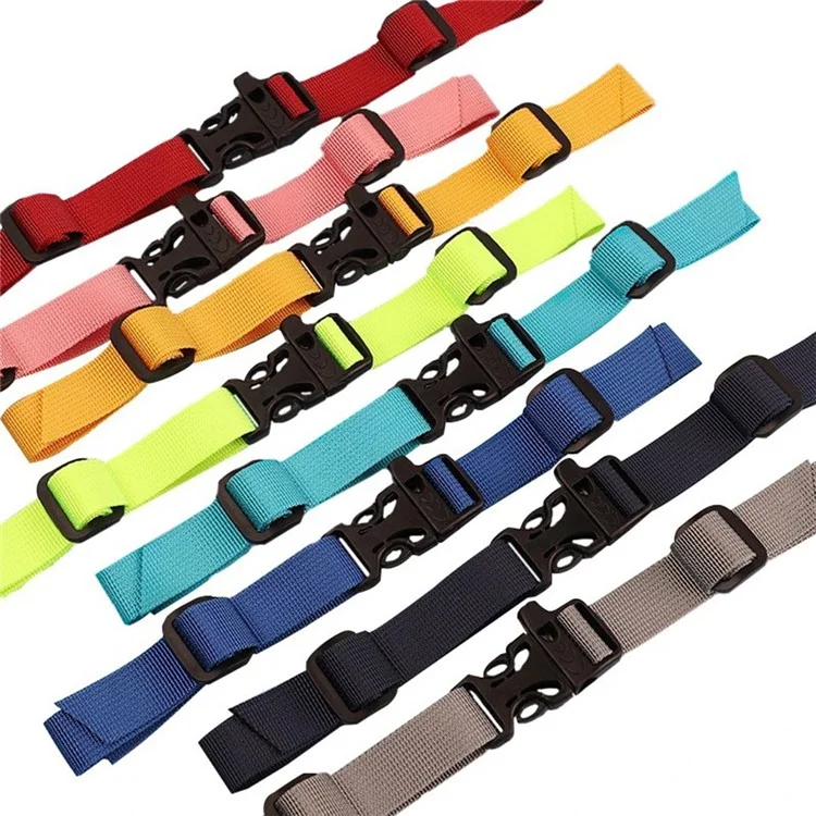 Backpack Shoulder Strap Fixing Insert Buckle Anti-Slip Nylon Strap School Bag Chest Strap DIY Backpack Accessory - Black