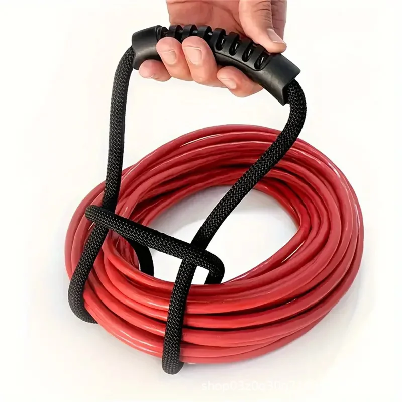 Wire Cable Water Pipe Storage Portable Binding Strap Hose Hanging Storage Nylon Strap with Handle