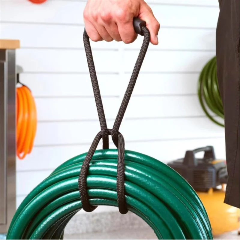 Wire Cable Water Pipe Storage Portable Binding Strap Hose Hanging Storage Nylon Strap with Handle
