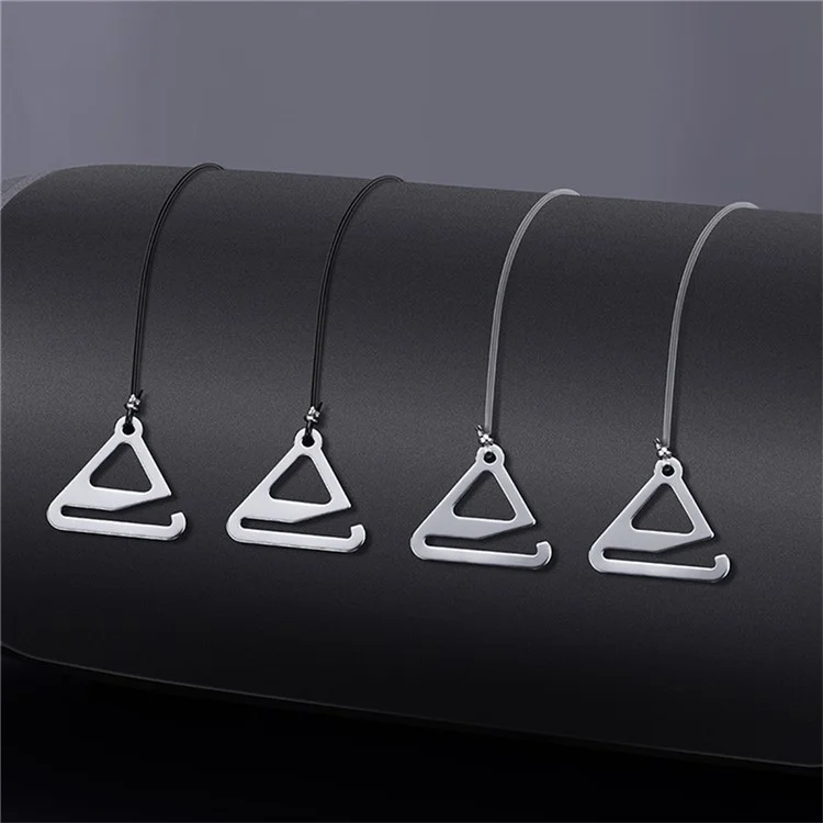 Triangle Hook Round Line Bra Straps Ultra-Thin Invisible Traceless Non-Slip Bra Shoulder Straps - Transparent