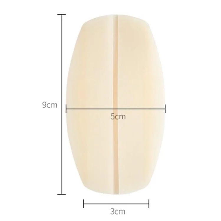 1 Par de Ombros de Silicone Anti-deslizamento - Ordinário / Branco