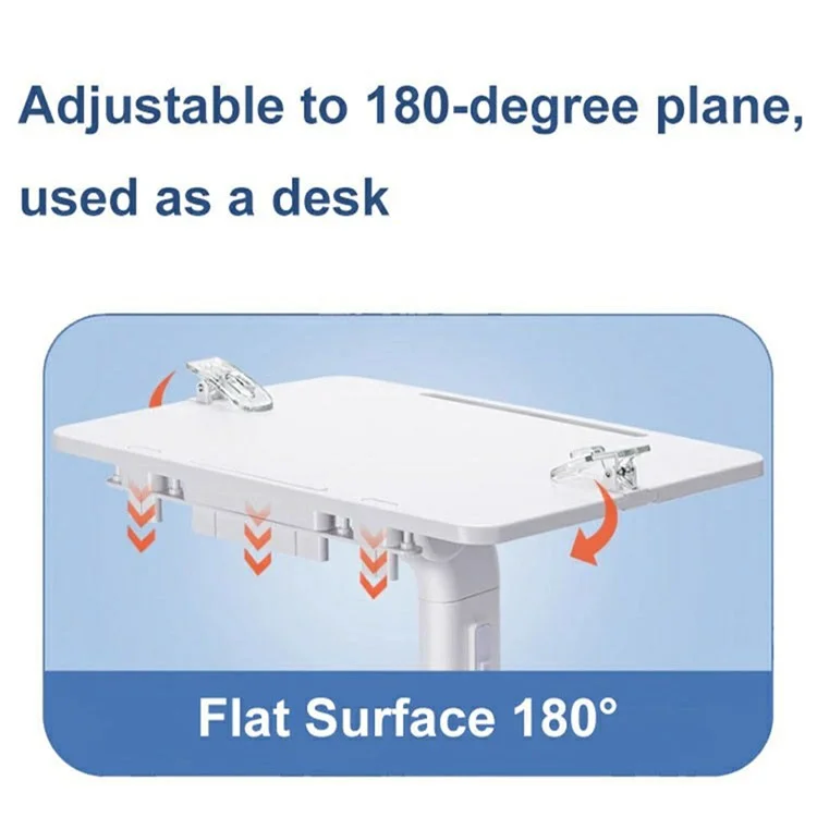 Upgraded Children Reading Book Holder Stand Telescopic Adjustable Angle Desktop Floor ABS Reading Rack - White