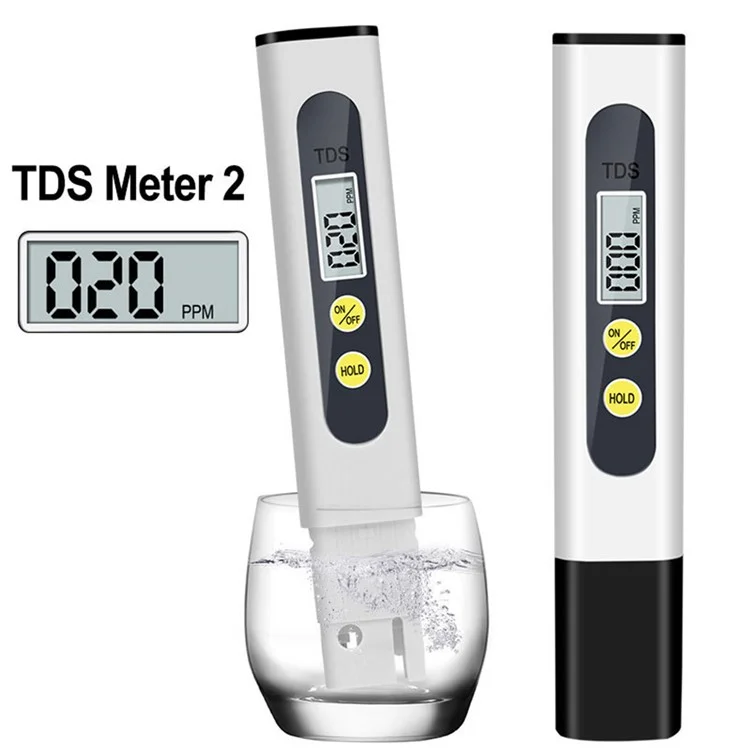 Misuratore portatile digitale TDS per la qualità e la purezza dell'acqua domestica, penna per la misurazione