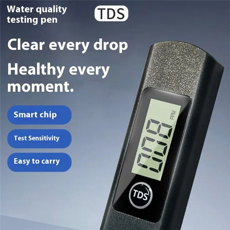 Testador de Qualidade da Água Digital TDS Portátil LCD Caneta de Teste da Água Ferramenta de Medição
