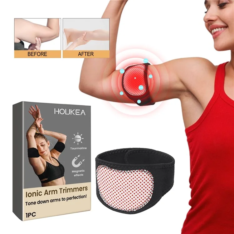 HOUKEA HKB05-A004-1-GY1 Ionisches Armtrimmer Fitness Sports Gewichtheben Armformung Schlankheitsband