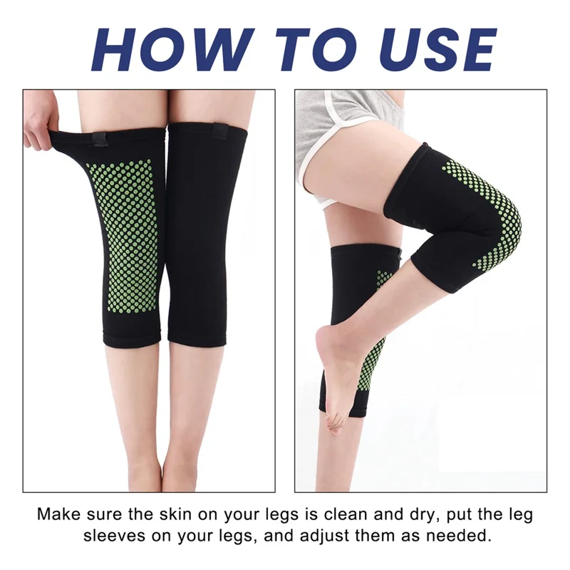 HOUKEA HKB05-A010-1-GN1 Self-Heating Lymphatic Knee Sleeves Swell Guard Knee Bandage