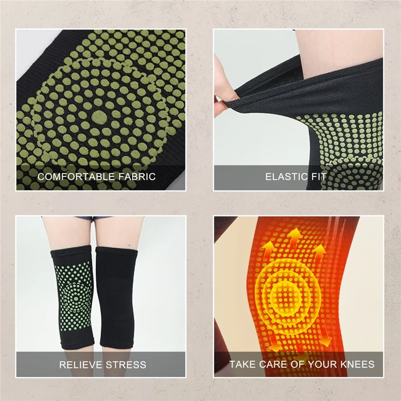 HOUKEA HKB05-A010-1-GN1 Self-Heating Lymphatic Knee Sleeves Swell Guard Knee Bandage