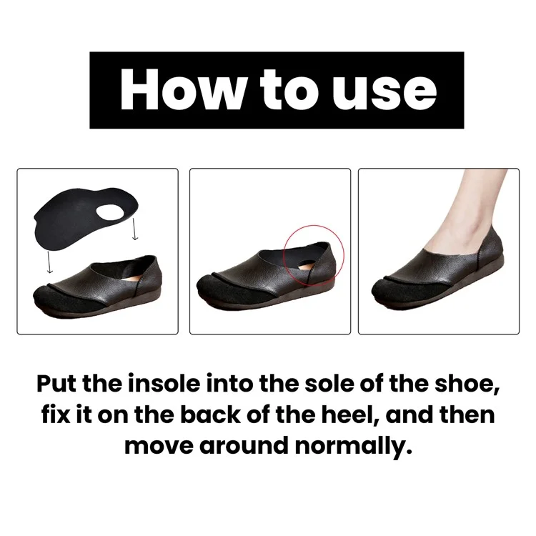 HOUKEA HKA06-A027-1-WH1 1 Pair Arch Support Half Insoles Flat Feet O-Shaped Legs Correction Insoles