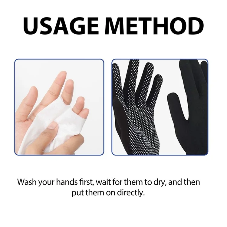 Houkea HKA06-A036-1-WH1 1 Paar Steifheit Schmerzlinderung Handschuhe Berührung Kontrolle Voller Finger Handpflege Handschuhe