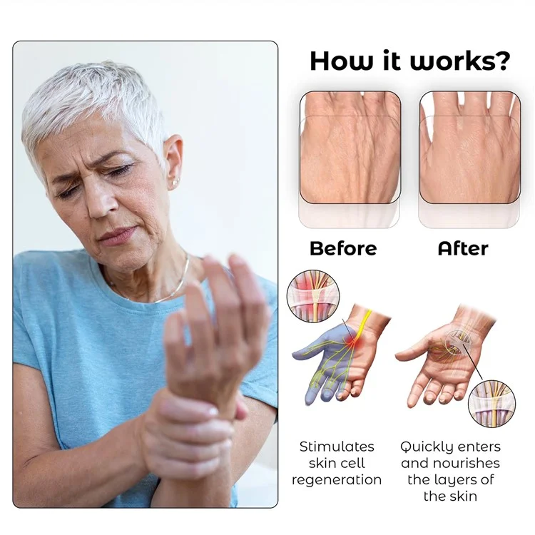 Houkea HKA06-A036-1-WH1 1 Paar Steifheit Schmerzlinderung Handschuhe Berührung Kontrolle Voller Finger Handpflege Handschuhe