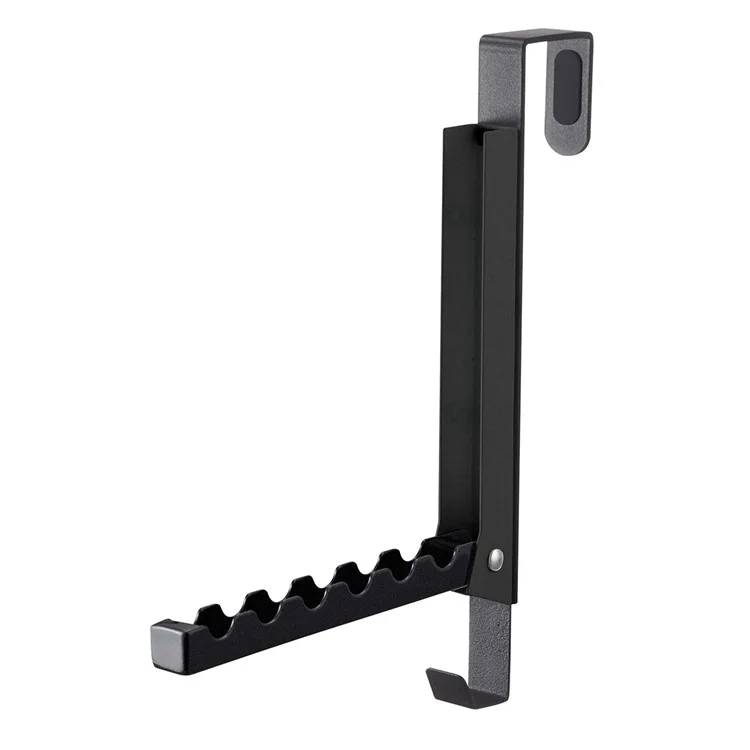 Extender Over The Door Drying Rack 6 Hangers Laundry Hanging Clothes Rack Over Door Hooks Organizer - Black