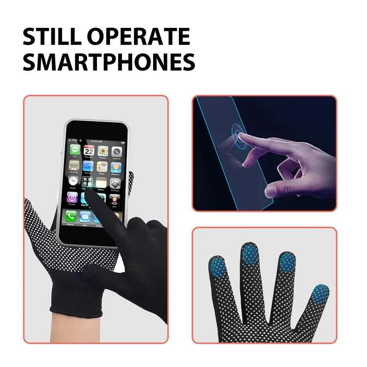 HOUKEA HKA06-A018-2-MK1 1 paire de gants de compression chauffants à l'ion de titane infrarouge lointain pour soulager la raideur et prendre soin des mains