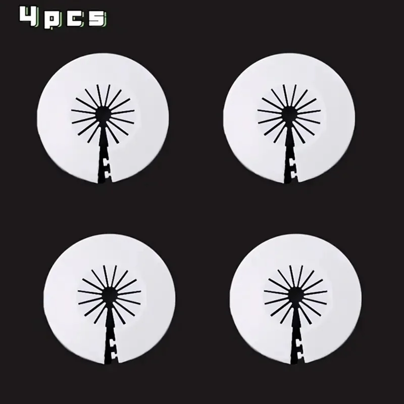 4Pcs Heating Pipe Wall Hole Decoration Cover Drainage Faucet Water Pipe PVC Decoration Rings