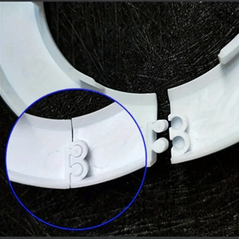 4Pcs Heating Pipe Wall Hole Decoration Cover Drainage Faucet Water Pipe PVC Decoration Rings