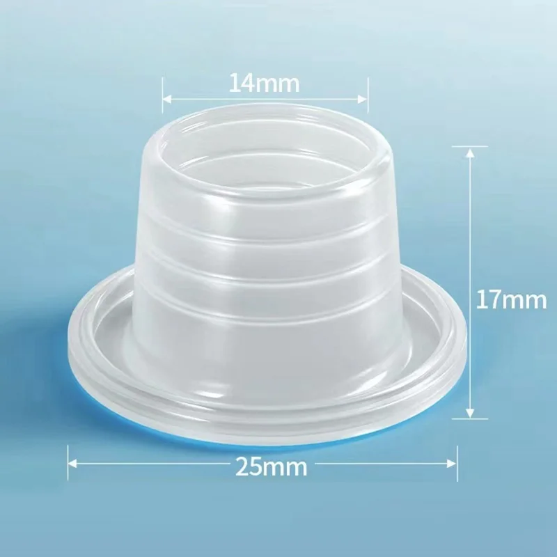 30Pcs Faucet Triangle Valve Leak-Proof Sealing Gasket Faucet Plumbing Silicone Seal Ring Washers - Transparent