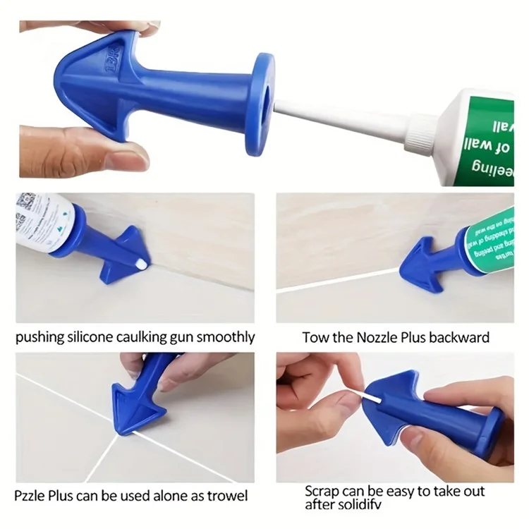8Pcs / Set Sealant Caulking Remover Scraper Plastic Pointed Shovel Seam Glue Remover Tools Kit