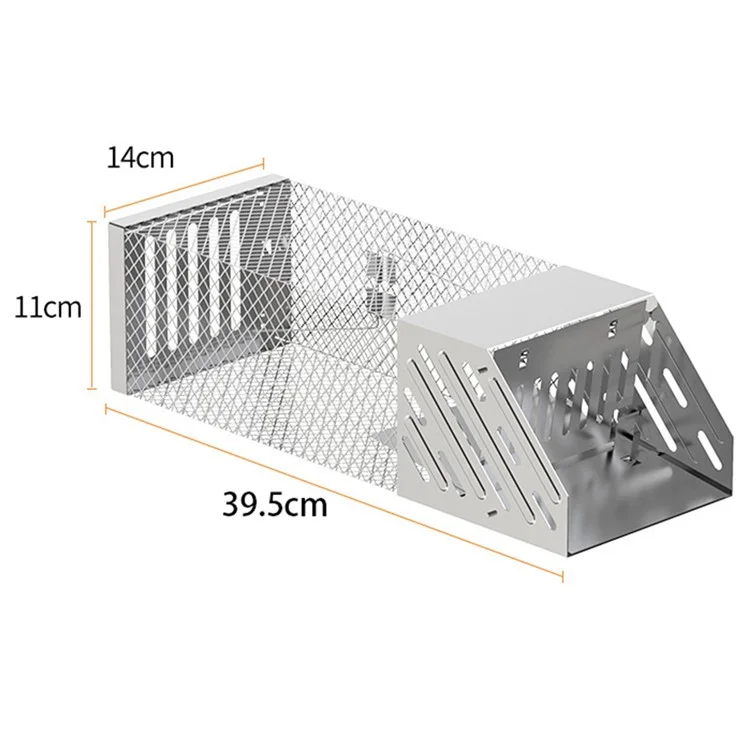 Trappe à souris humaine Maison Porte continue en acier galvanisé Cage à rats