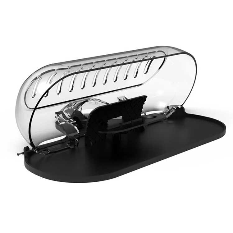 Side Buckle Mouse Trap Sensitive ABS Plastic Mice Catcher with Transparent Lid