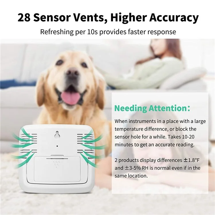 E0828 Smile Face Digital Wecker Multifunktions Haushalt Thermometer Hygrometer (Ohne Hintergrundbeleuchtung)