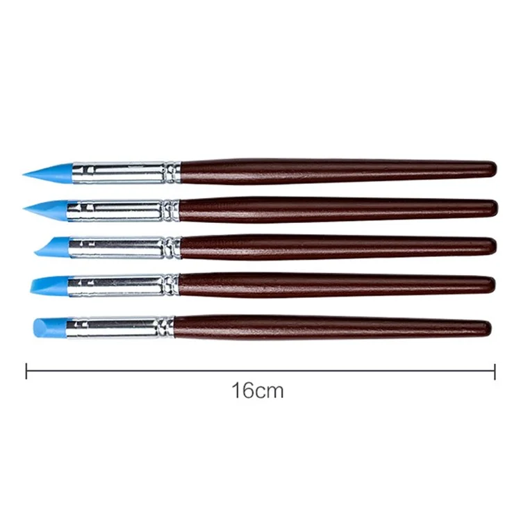 21031324 24pcs Outils De Poterie Set Stone Plastic Clay Carving Knives Toys Toys Tools Dotting Pen