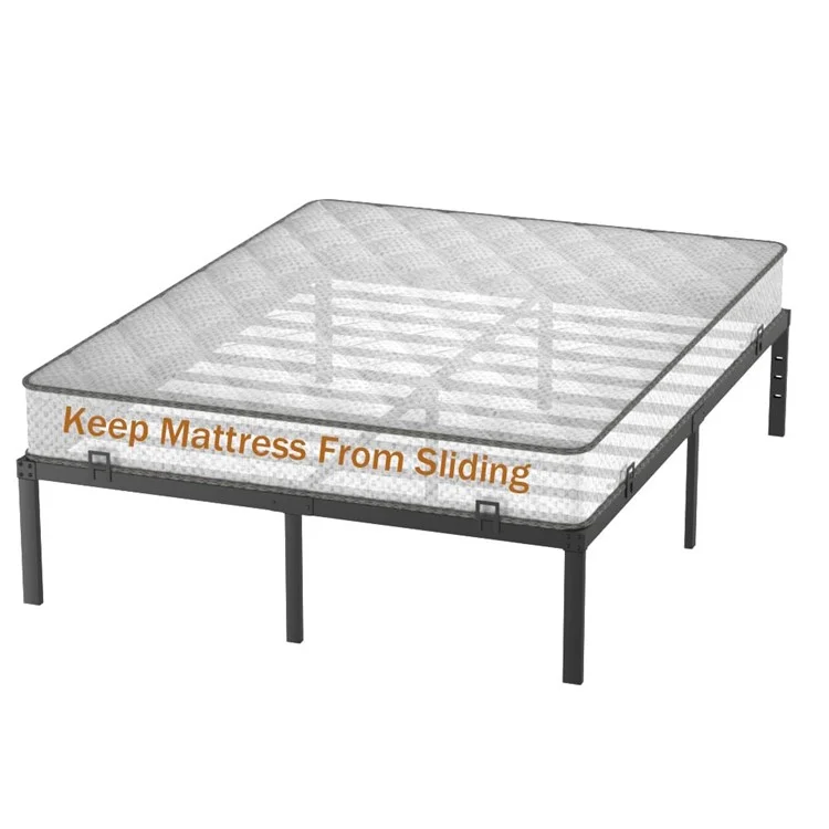 6 Set Style 3 Soporte de colchón antideslizante para estructura de cama de metal, tope de colchón ajustable