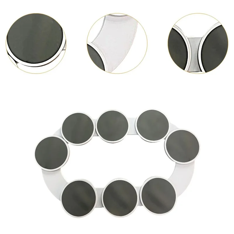 8 Trays ABS Turntable Kitchen Dining Table 360 Degree Manual Meal Rotating Tray