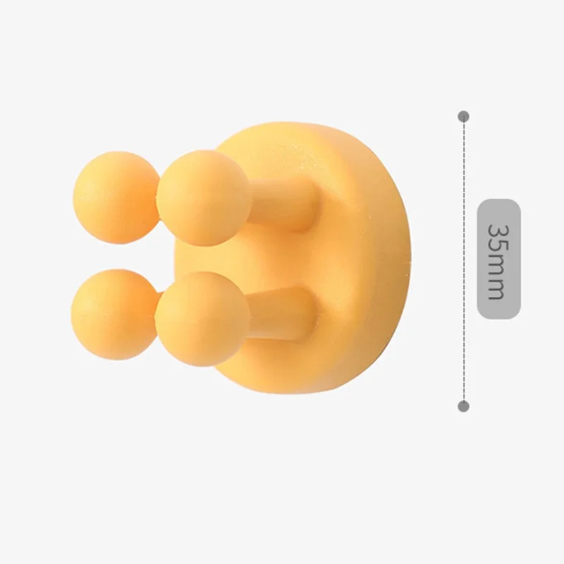 Silicone Wall Hook for Bathroom Kitchen Drill Free Toothbrush Razor Holder Adhesive Hanger - Mist Blue