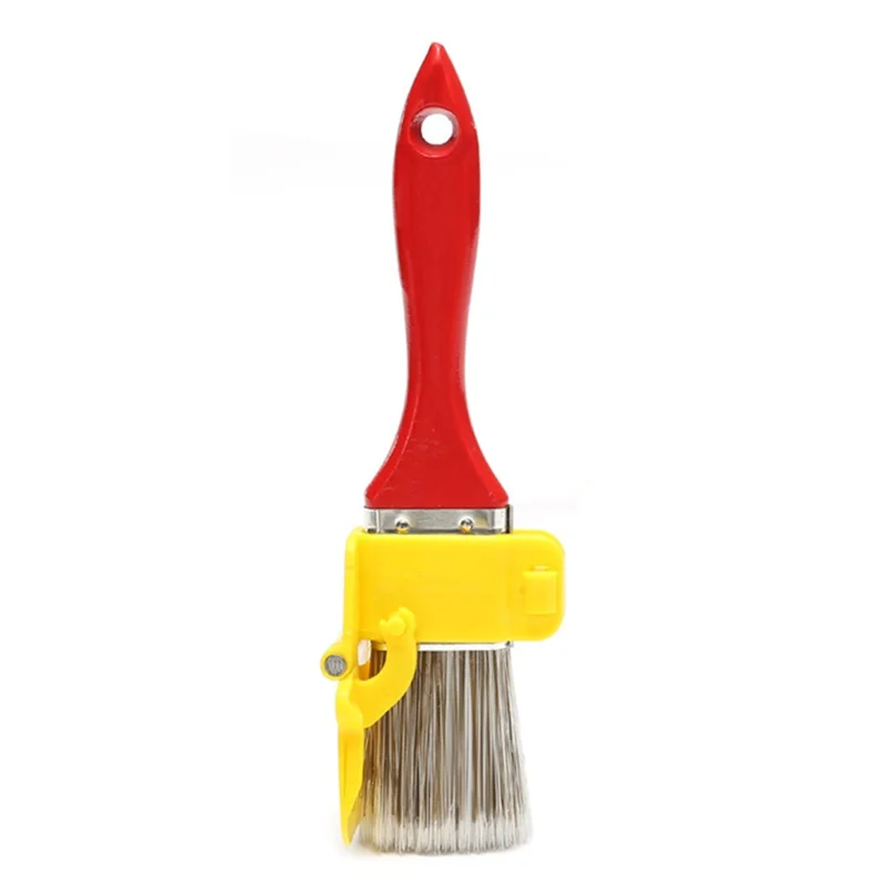 Pennello per bordi in legno per la pittura delle pareti degli angoli interni, con piastra di protezione